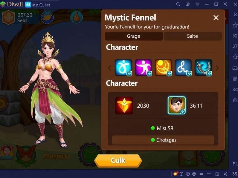 Mystic Fennel Quest Gameplay Screenshot